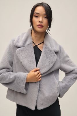 Bernardo Faux-Fur Jacket