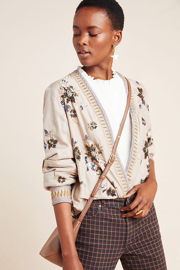 Slide View: 1: Marisol Sequined Jacket