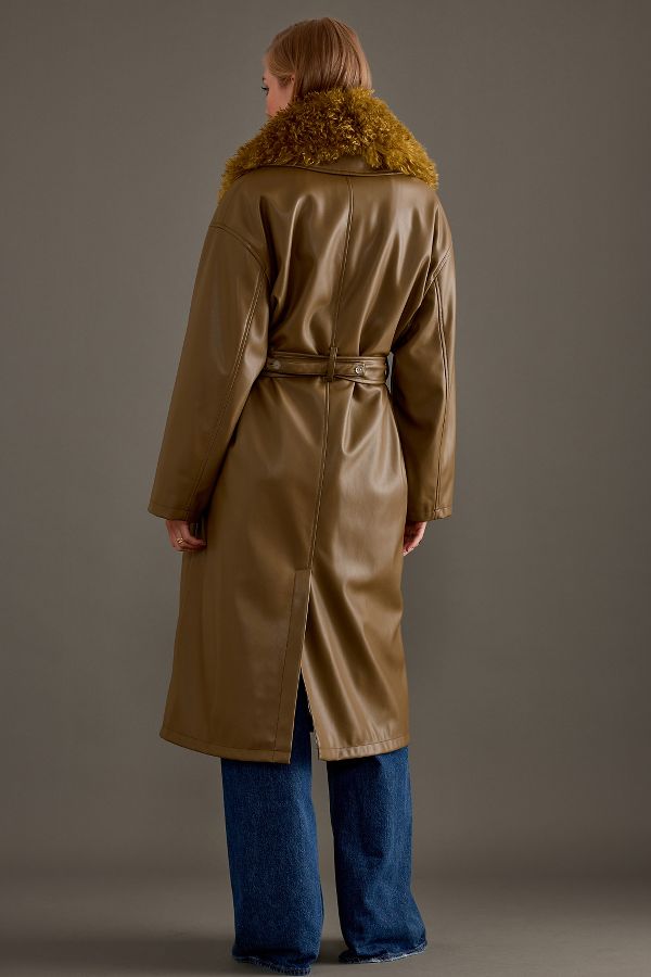 Slide View: 2: Manteau Jakke Blake en Simili-Cuir