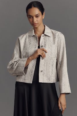 Veste de Travail Jacquard Avec Les Filles