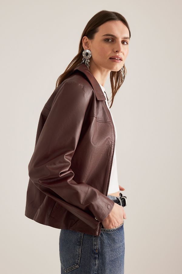 Vista de diapositivas: 5: Chaqueta de Cuero Bea Selected Femme