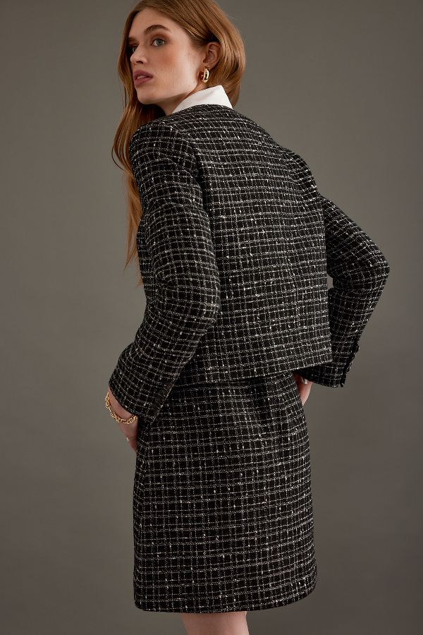 Vista diapositiva: 2: Blazer Tweed Corto Wilma Selected Femme