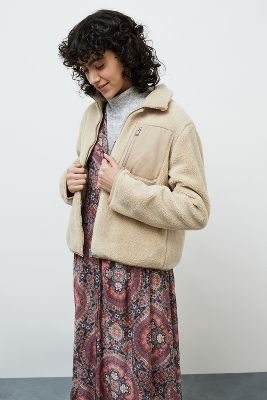 selected femme teddy coat