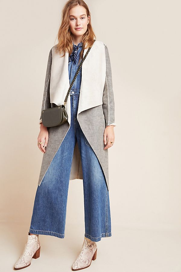 Slide View: 1: Camilla Sueded Sherpa Jacket