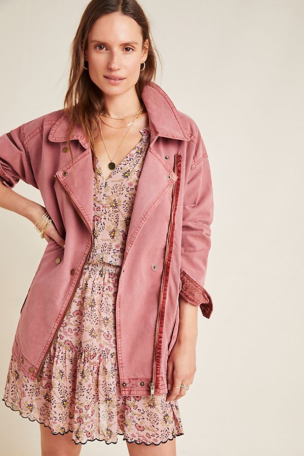 Slide View: 1: Letty Relaxed Moto Parka