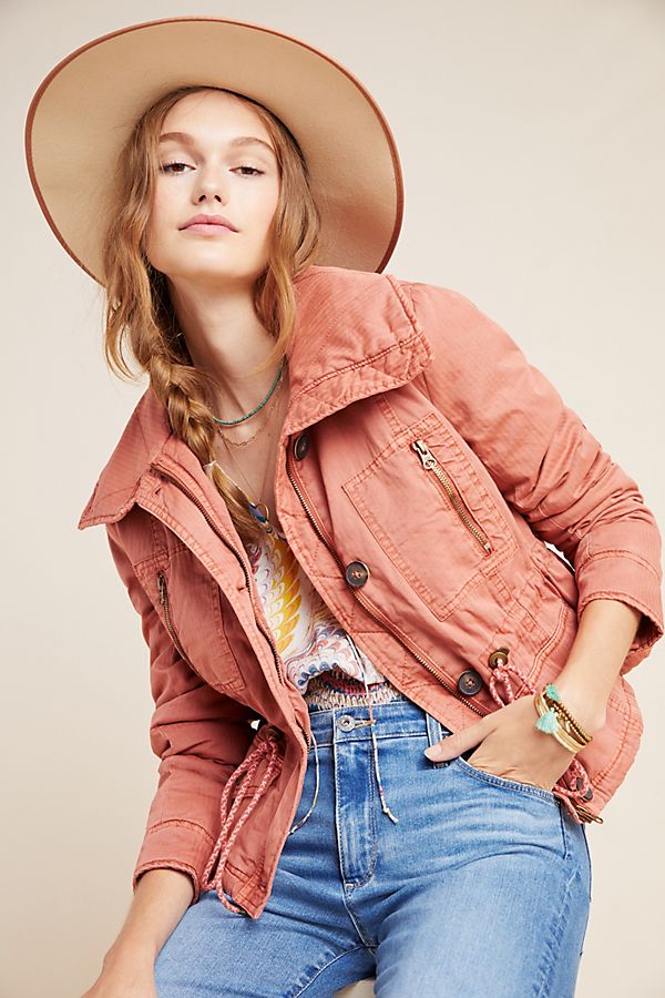 Slide View: 1: Remy Quilted Utility Jacket