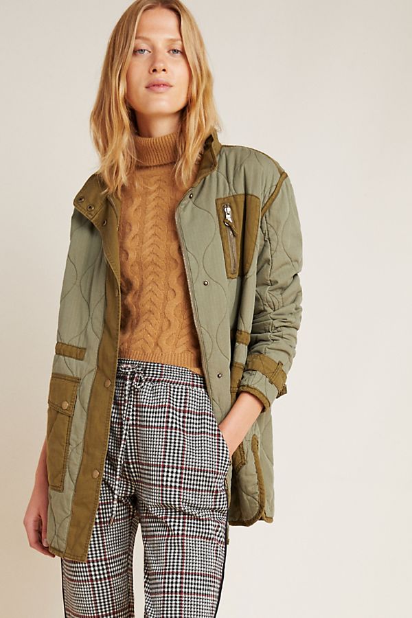 Slide View: 1: Quilted Liner Jacket
