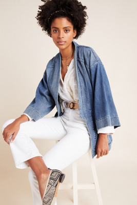 denim kimono