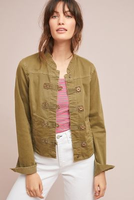 anthropologie military jacket