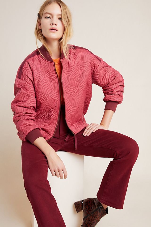 Vicenta Quilted Bomber Jacket | Anthropologie