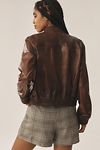 Thumbnail View 5: Lamarque Candace Leather Bomber Jacket