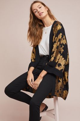 anthropologie kimono dress