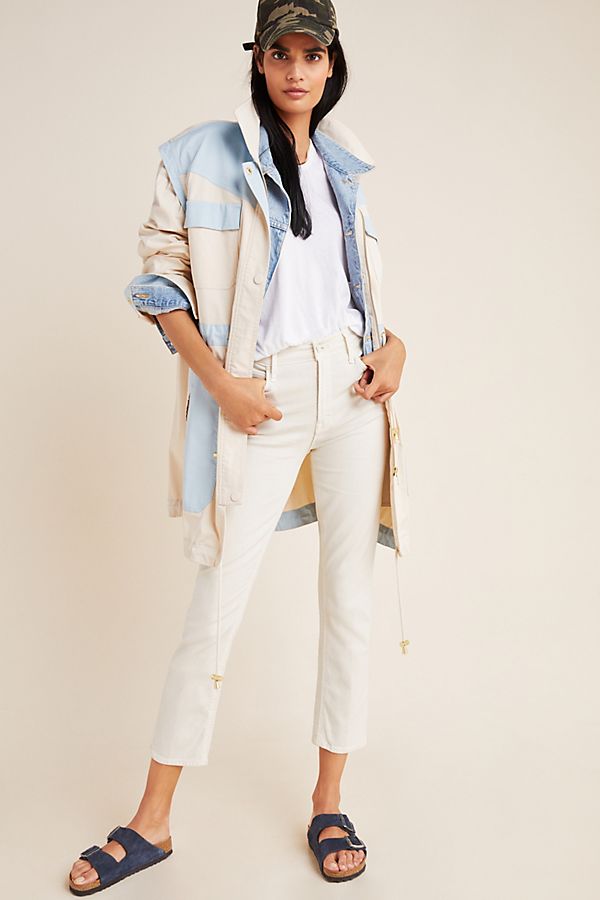 Slide View: 1: Catelyn Colorblocked Utility Anorak Jacket