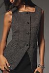 Thumbnail View 2: Maeve Square-Neck Tweed Vest