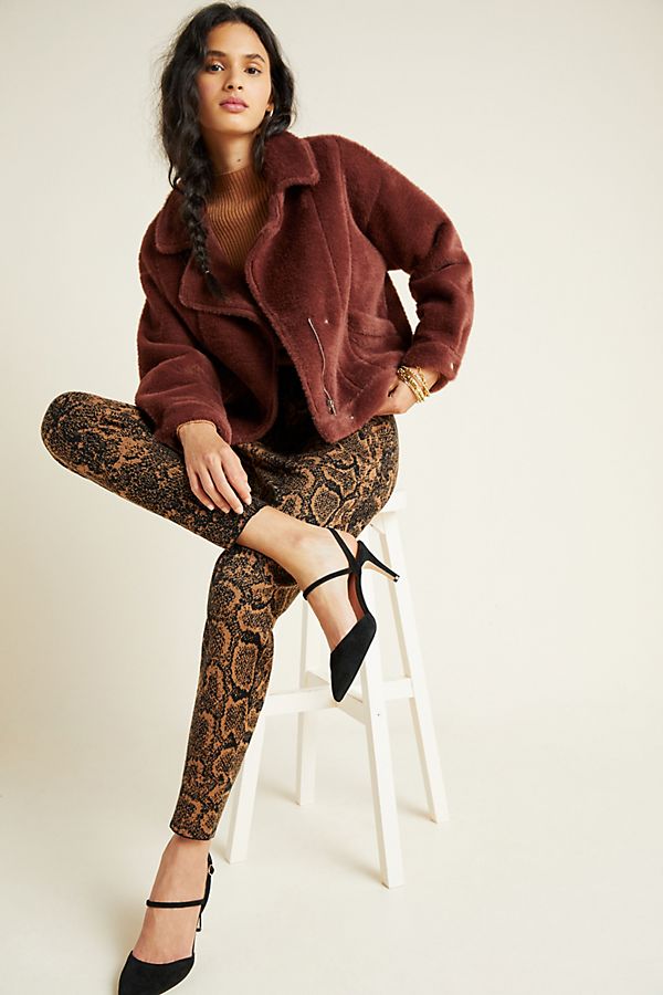 Slide View: 1: Sherpa Swan Coat