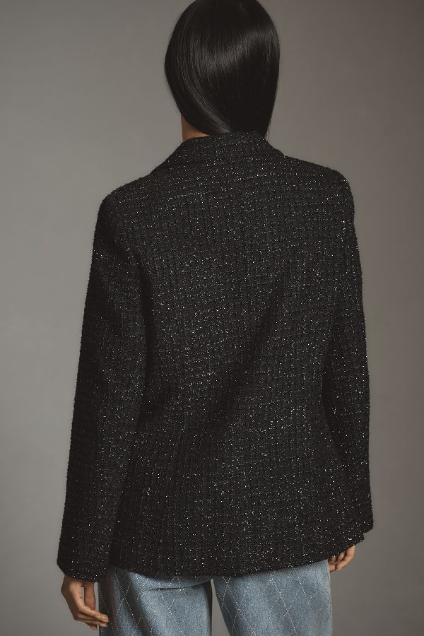 Vista diapositiva: 3: Blazer Tweed Scintillante Mare Mare x Anthropologie