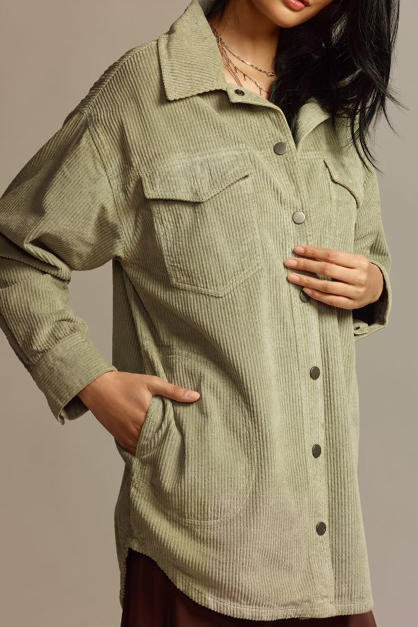 Slide View: 5: The Tillie Relaxed Shacket by Pilcro