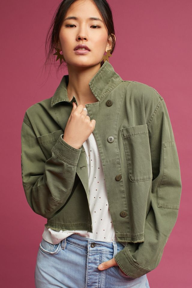 utility cropped tracksuit