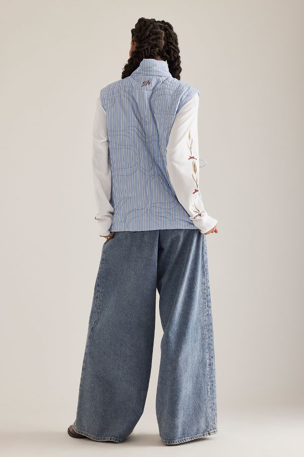 Slide View: 6: Gilet Celeste Damson Madder