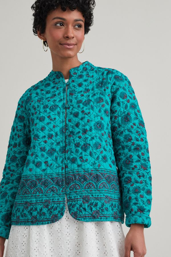 Dilli Grey Bianca Patterned Jacket Anthropologie UK