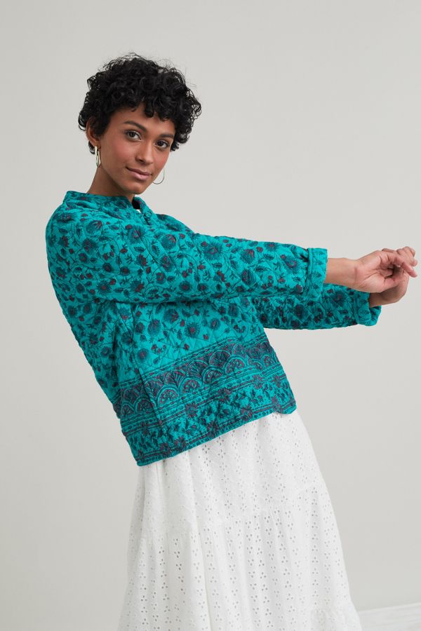 Dilli Grey Bianca Patterned Jacket Anthropologie UK