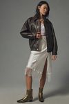 Thumbnail View 1: Pilcro Oversized Washed Faux-Leather Jacket