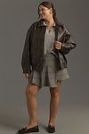 Thumbnail View 6: Pilcro Oversized Washed Faux-Leather Jacket