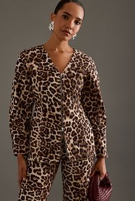 Vista de diapositivas: 1: Blazer Leopardo Toni de ALIGNE