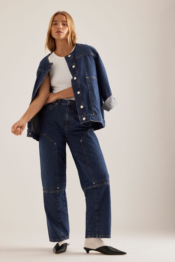 Slide View: 5: ALIGNE Bahareh Denim Jacket