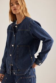 Slide View: 4: ALIGNE Bahareh Denim Jacket