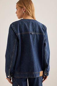 Slide View: 2: ALIGNE Bahareh Denim Jacket