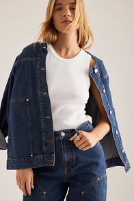 Slide View: 3: ALIGNE Bahareh Denim Jacket