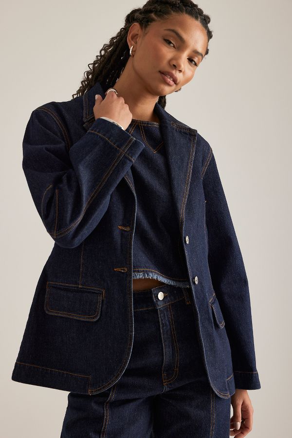 Slide View: 1: Baum und Pferdgarten Birla Denim Blazer