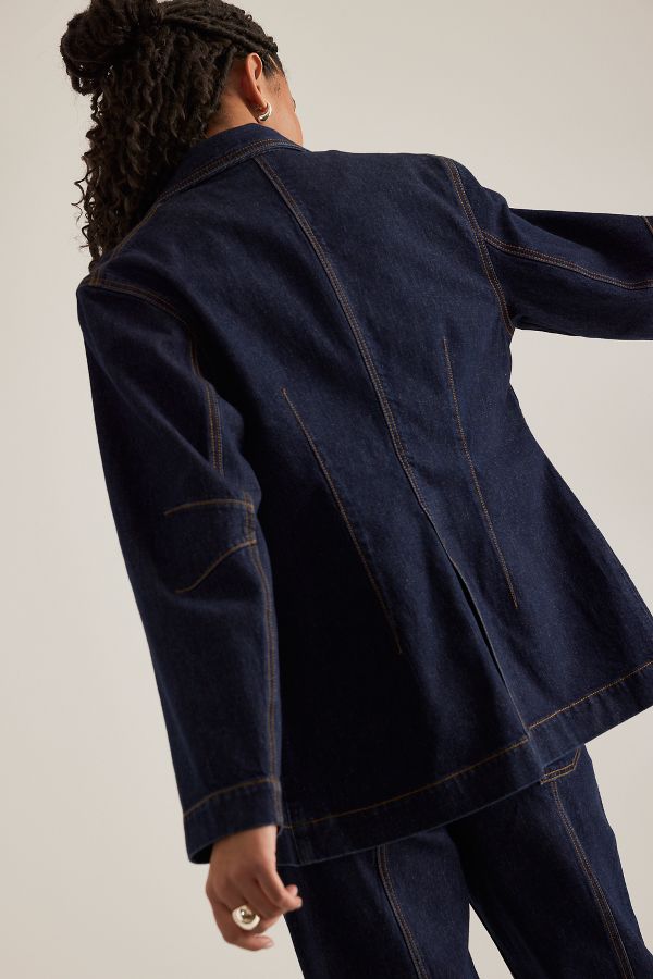 Slide View: 2: Baum und Pferdgarten Birla Denim Blazer