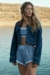 Thumbnail View 2: Pilcro Cropped Denim Scheunenjacke