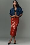 Thumbnail View 3: Pilcro Dolman-Sleeve Beaded & Sequin Denim Jacket