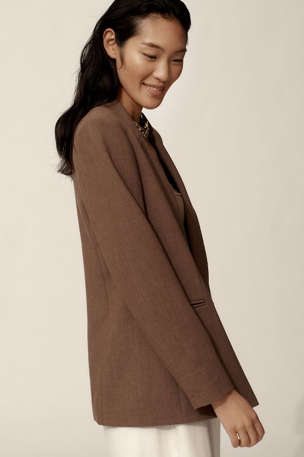 Slide View: 3: Maeve Oversized Blazer Jacket