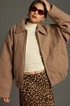 Thumbnail View 8: By Anthropologie Oversized Soft Bomber Jacket