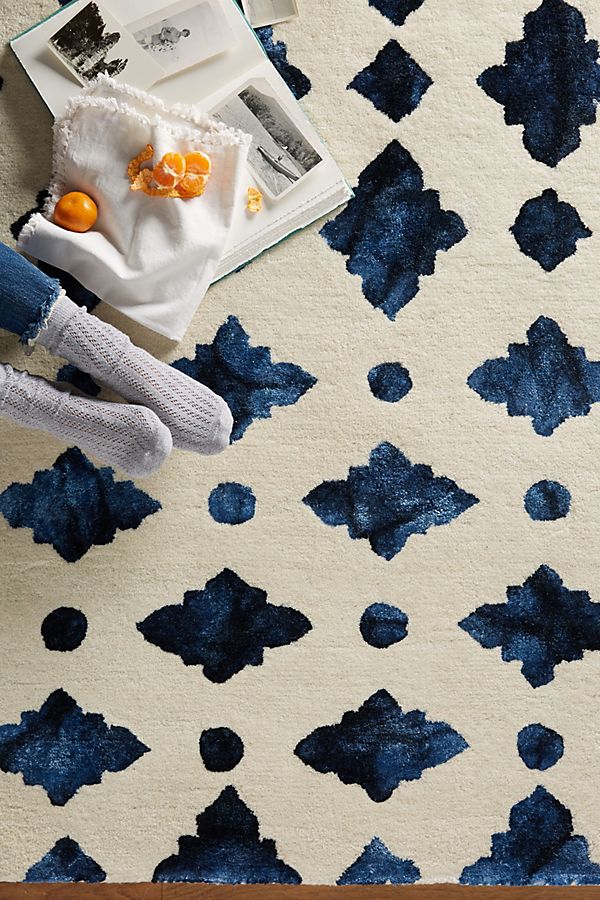 Slide View: 2: Moroccan Tile Rug