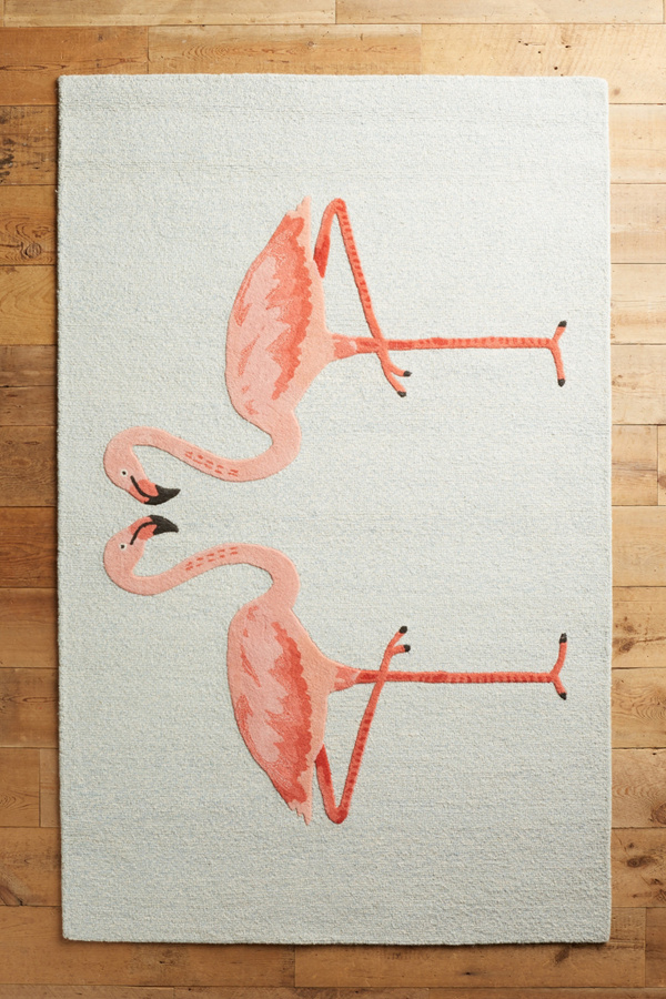 Pink Flamingos Rug Anthropologie