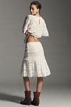 Thumbnail View 3: Anna Sui Embroidered Ruffle Skirt