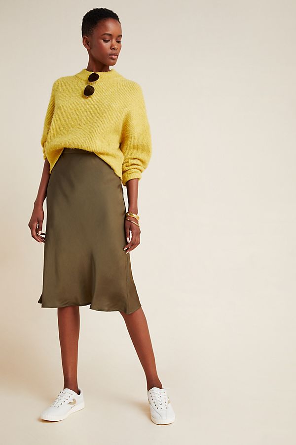 Slide View: 1: Calissa Slim Midi Skirt