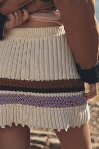 Slide View: 4: Maeve Knit Mini Skirt