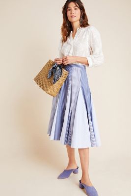 a-line midi skirt dress