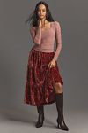 Thumbnail View 1: The Somerset Maxi Skirt: Nina Pace Velvet Edition