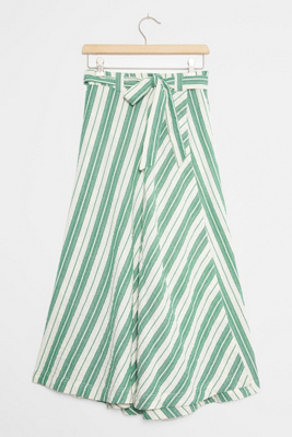 green maxi skirt uk