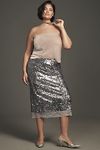 Thumbnail View 5: By Anthropologie Sequin Lace Midi Skirt