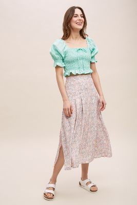 faithfull the brand midi skirt