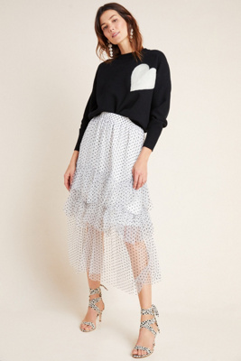 tiered maxi skirt anthropologie