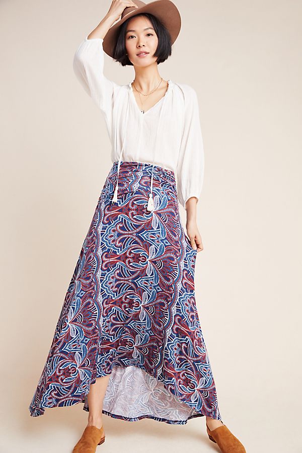 Slide View: 1: Melissa Knit Maxi Skirt